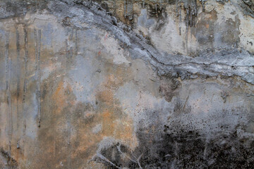 Weathered Concrete Wall Texture and Aging