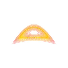 Elliptical Gradient Rings Forming Toroidal Surface – Abstract Mathematical Visualization with Radial Symmetry