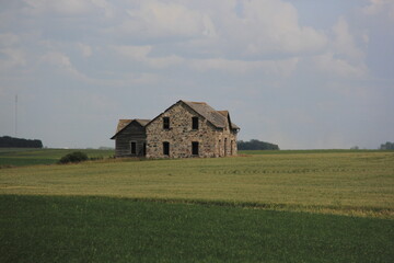 Obraz premium In My Travels on the Prairies and Abandoned Beauty