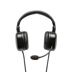 Fototapeta premium Professional Over-Ear Headset with Adjustable Microphone for Clear Communication and Enhanced Audio Experience