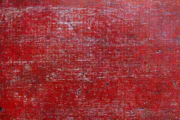 Obraz premium Distressed Red Wood Surface Texture