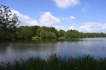 Fototapeta premium Heisterberger Weiher im Westerwald
