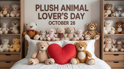 Celebrate Plush Animal Lover&rsquo;s Day by cuddling your favorite stuffed friends! From bears to bunnies, today is for honoring the comfort they bring every day.