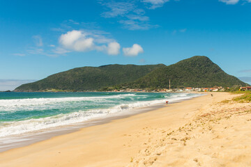 A view of Armação beach - Florianopolis island, Brazil