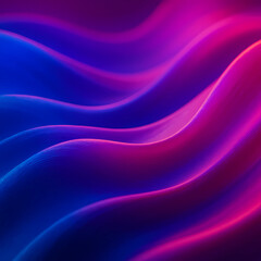 Fototapeta premium Vivid Gradient Waves Abstract Background – Generative AI
