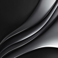 Minimal luxury black and silver gradient background with subtle abstract depth and clean central copy space, modern elegant design perfect for corporate branding, presentations, websites, banners