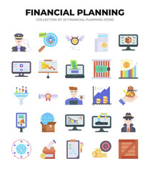Financial Planning Icons. A Comprehensive Guide to Financial Strategy
