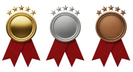 Isolated medals, rewards