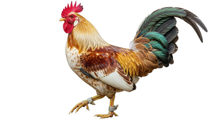 Isolated Rooster, farm animal