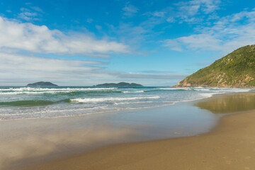 A view of Praia da Solidao in Florianopolis island, Brazil