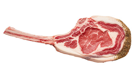 Isolated steak, food