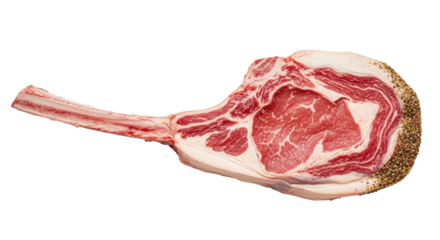 Isolated steak, food