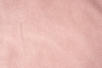 Soft pink cashmere sweater texture background.