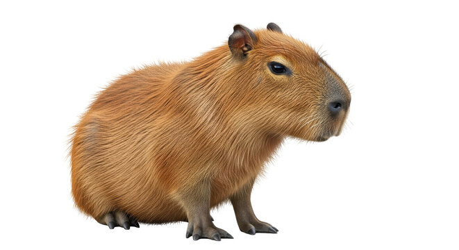 Isolated Capybara