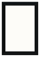 Empty black picture frame (2)