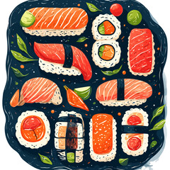 Delicious Sushi Design Very Cool