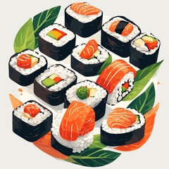 Delicious Sushi Design Very Cool