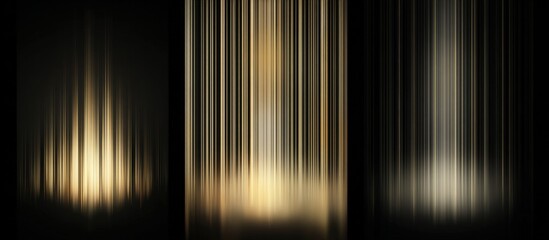 Abstract vertical light streaks on a dark background