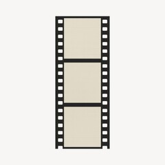 Obraz premium Vintage filmstrip with empty frames.