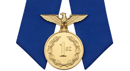 Isolated First Place Medal