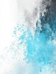 Obraz premium Dynamic hues of blue and gray blend seamlessly, showcasing abstract artistry that evokes emotion and invites interpretation in a contemporary style
