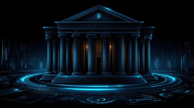 Crypto Bank: Bitcoin, Digital Finance, Blockchain Tech - Powered by Adobe