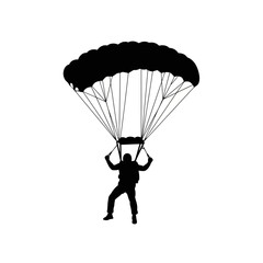 paraglider in the sky