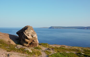 rocky coast of the sea