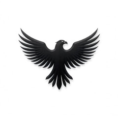 flat vector eagle with wings