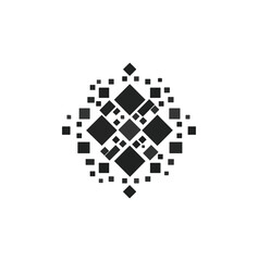 Dark gray geometric abstract pattern