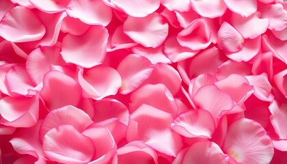 Obraz premium Soft, overlapping rose petals create a romantic backdrop, flower background, pretty