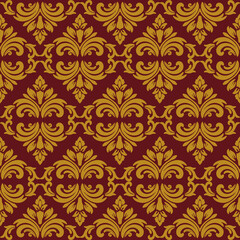 seamless damask pattern