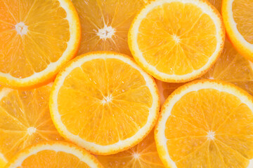Close-up of sliced oranges, perfect for a healthy snack or vibrant culinary creations