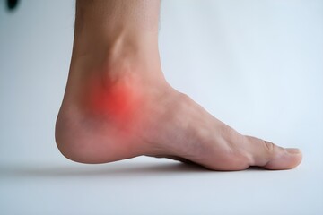 ankle inflammation foot injury medical redness