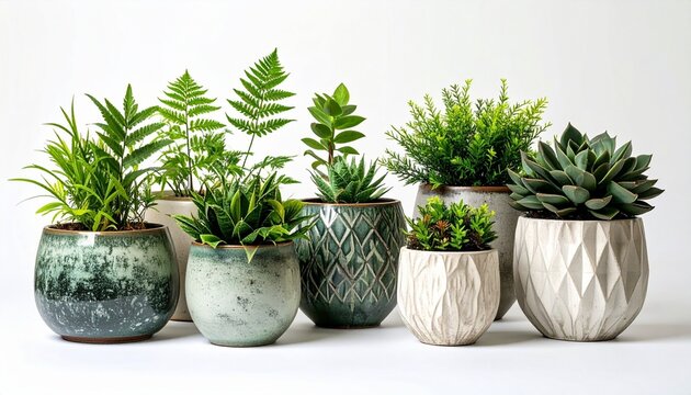 green plant in a vase - Powered by Adobe