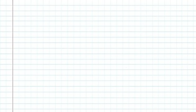 Seamless grid paper vector background; simple lines, notebook texture,  page,  repeatable