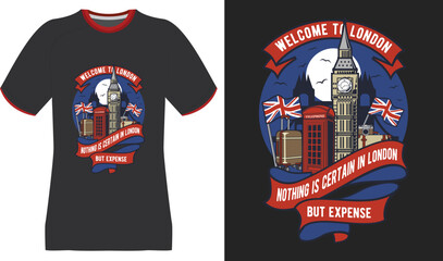 Welcome to London: Big Ben, Red Phone Booth, Union Jacks, and Travel Imagery