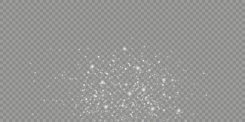 Fantasy glowing star dust explosion with glittering light particles overlay