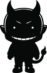 black and white cartoon dog