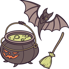 illustration of an apple in a bowl