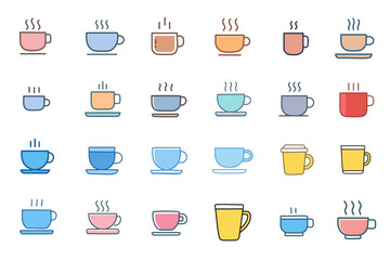 コーヒーカップのアイコンまとめ