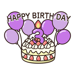誕生日ケーキ