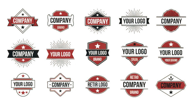 A clean, flat vector illustration showcasing a collection of modern, 