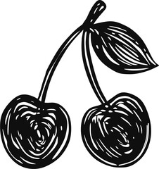 cherries vector illustration