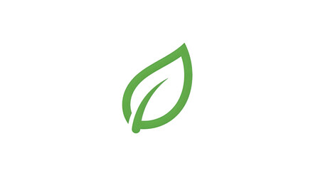 Green leaf icon