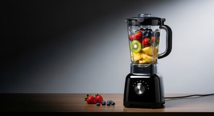 Create vibrant fruit smoothies with this modern blender for healthy lifestyle recipes and delicious breakfast ideas