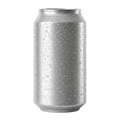 A chilled can of beer perfect for enjoying with friends and family during celebrations or relaxing evenings highlighting refreshing taste isolated on white or transparent background. PNG