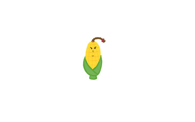 sweet corn cartoon
