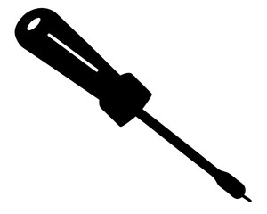 screwdriver  silhouette vector,screwdriver  icon illustration