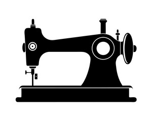 symbol,silhouette,vector,icon,sewing machine  simple   silhouette vector,sewing machine icon